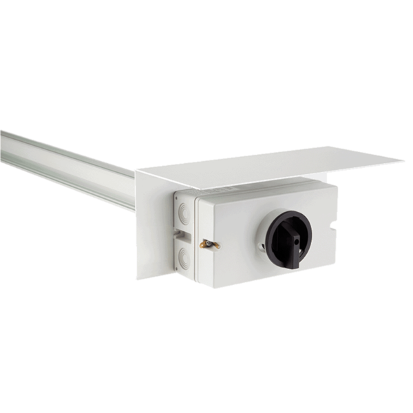 DC Isolator Weathershield - Aluminium - Powdercoat Black