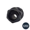 25mm Multi Hole Gland 2 hole 12.5mm 4.8mm