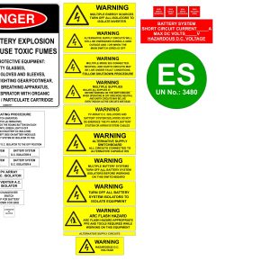 GoodWe ESA AC Coupled Battery Label Kit