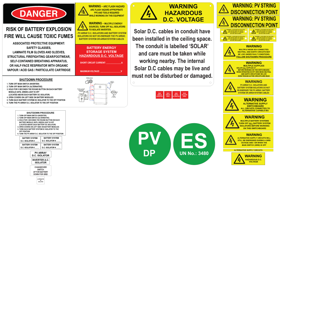 GoodWe ESA DC Coupled Kit With Plaque