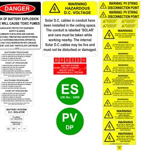 Fronius Reserva Battery Label Kit